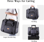 Cat Carrier, Portable Pet Carrier Bag for Cats and Small Dogs, Foldable Soft Sided Cat Transport Carrier, Airline Approved Pet Travel Carrier with Shoulder Strap, Removable Mat and Pet Bowl - Image 4