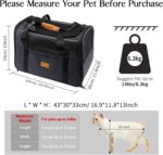 Cat Carrier, Portable Pet Carrier Bag for Cats and Small Dogs, Foldable Soft Sided Cat Transport Carrier, Airline Approved Pet Travel Carrier with Shoulder Strap, Removable Mat and Pet Bowl - Image 5