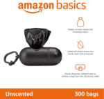 Dog Poop/Waste Bags with Dispenser and Leash Clip, Unscented, 300 Bags (20 Packs of 15 Bags) - Image 2