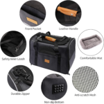 Cat Carrier, Portable Pet Carrier Bag for Cats and Small Dogs, Foldable Soft Sided Cat Transport Carrier, Airline Approved Pet Travel Carrier with Shoulder Strap, Removable Mat and Pet Bowl - Image 2